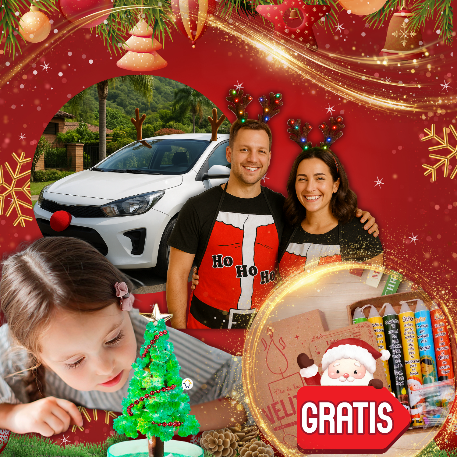 SÚPER KIT NAVIDEÑO GRATIS VELITAS DE LOS DESEOS