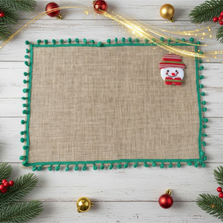 INDIVIDUALES NAVIDEÑOS X4 ECOLÓGICOS