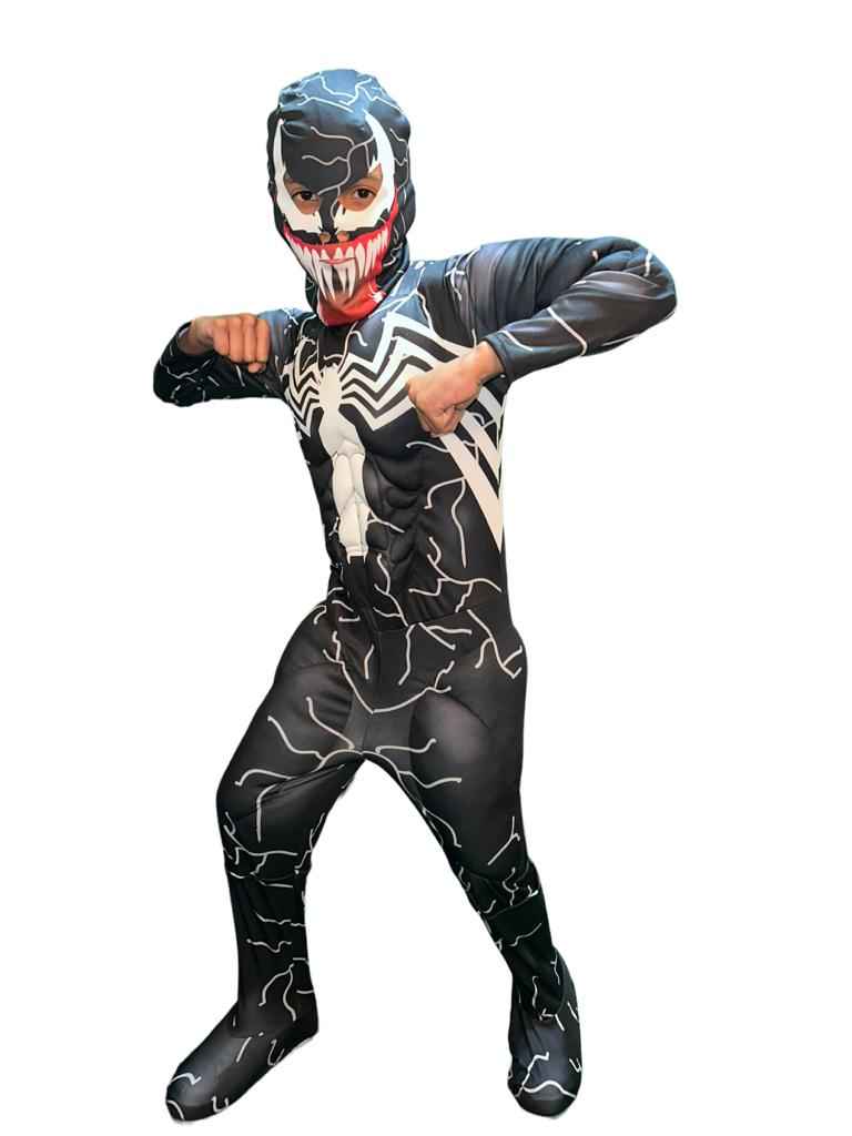 DISFRAZ VENOM MÚSCULOS ACOLCHADOS