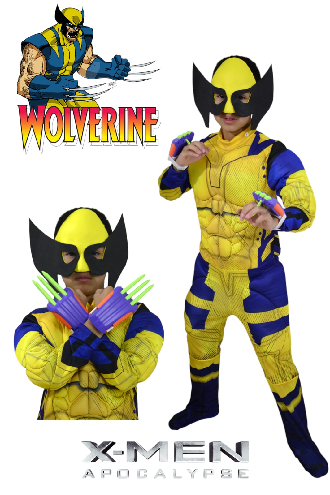 WOLVERINE MUSCULOS + GARRAS RETRACTIL
