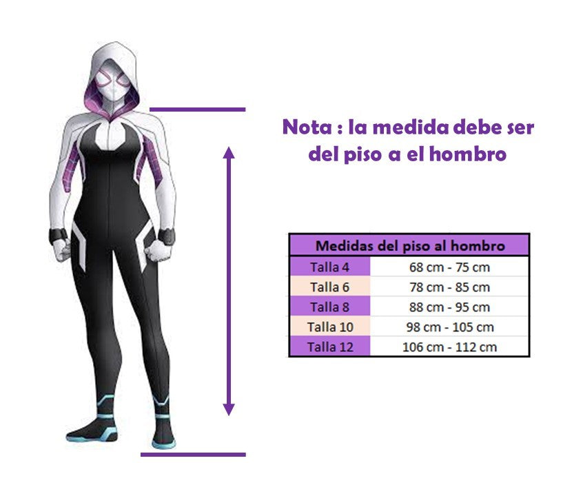 DISFRAZ GWEN STACY SIPER GIRL