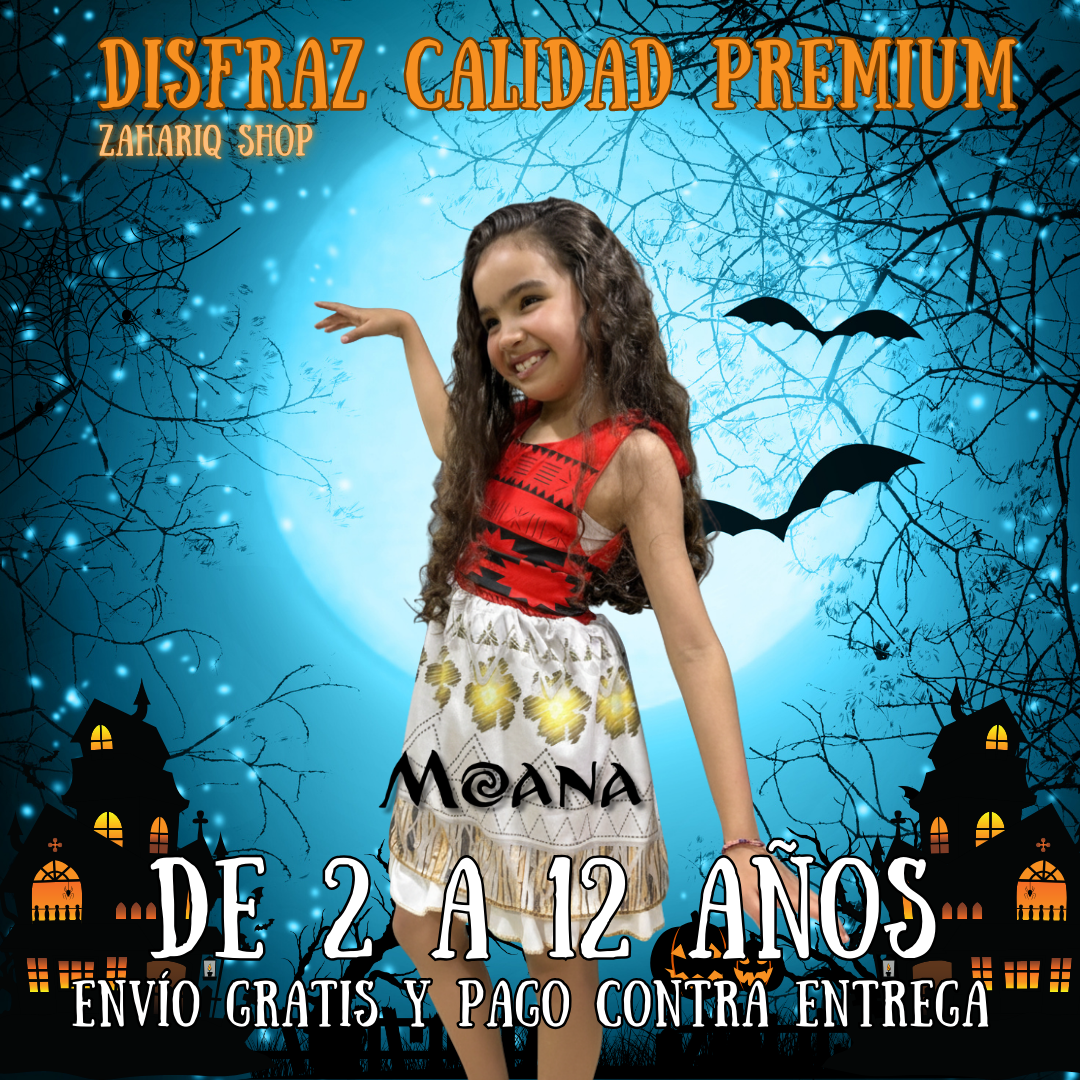 Disfraz moana blanco