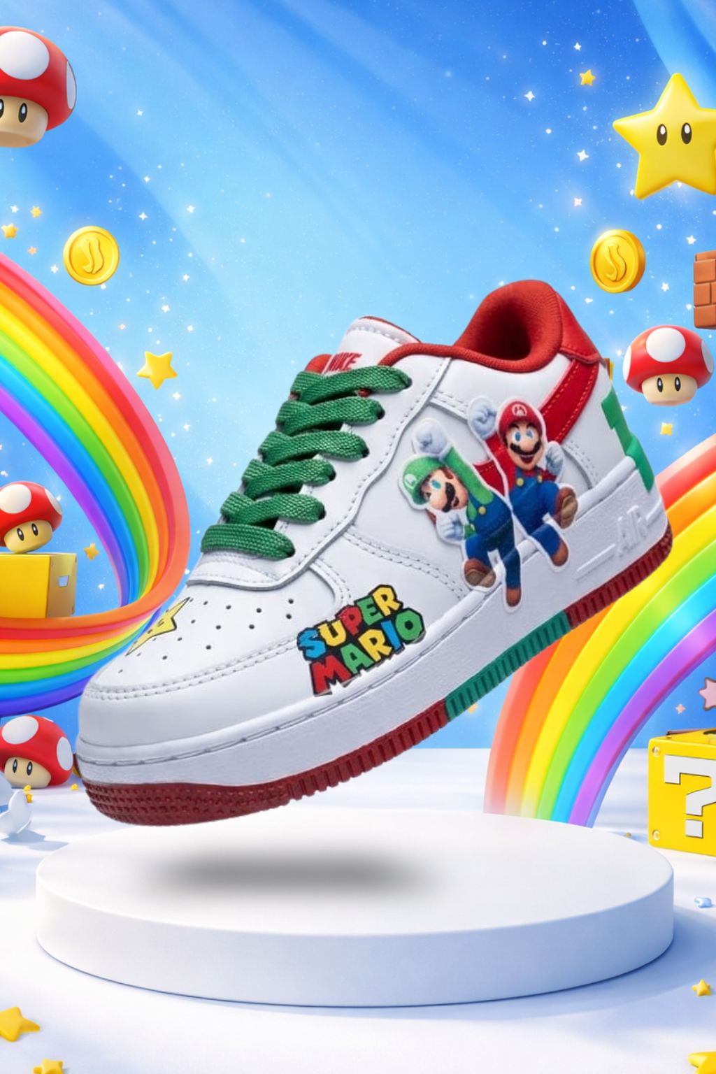 NIKE F1 MARIO BROS GALAXY TALLAS 21 A 33
