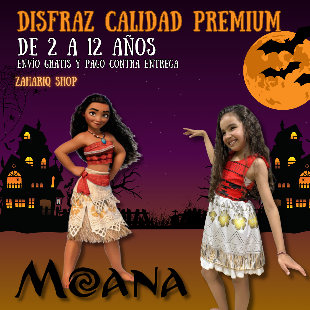 Disfraz moana blanco