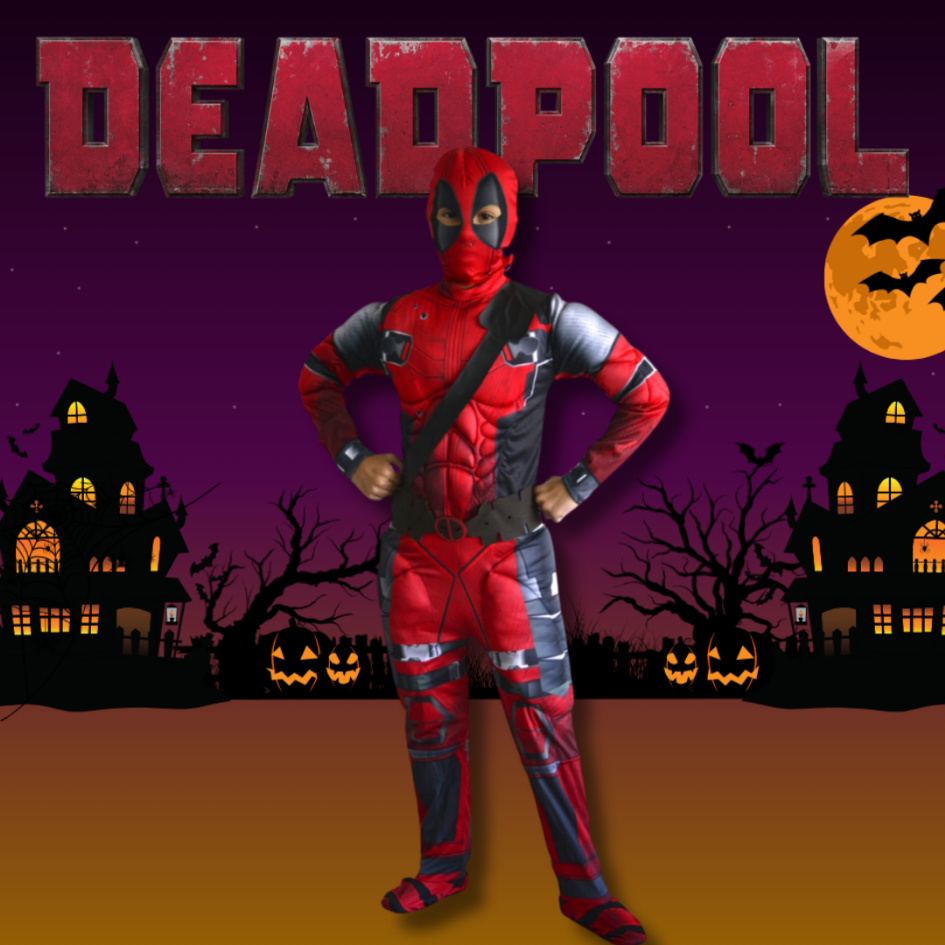 DISFRAZ DEADPOOL  PREMIUM TALLA 4 A 12
