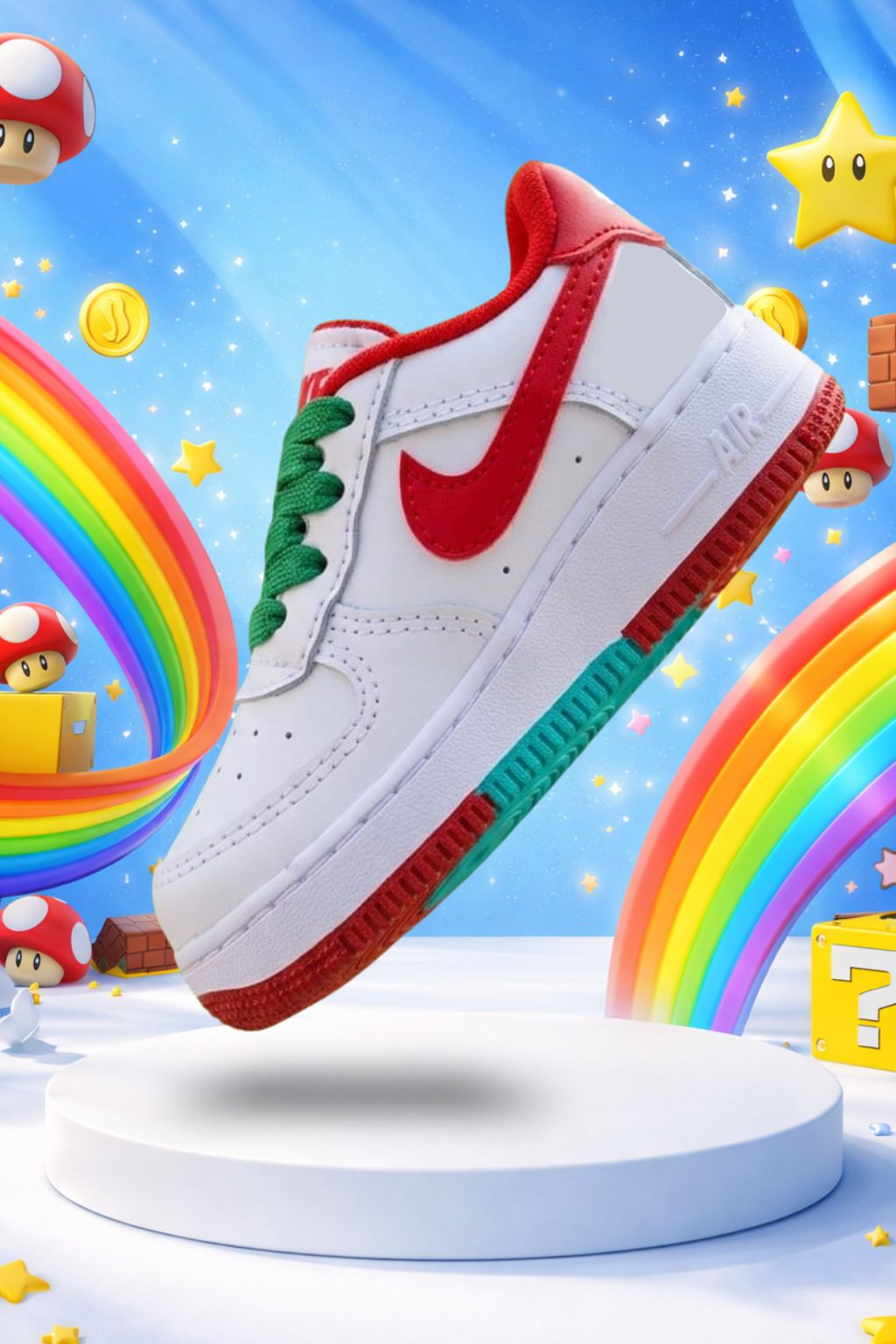 NIKE F1 MARIO BROS GALAXY TALLAS 21 A 33