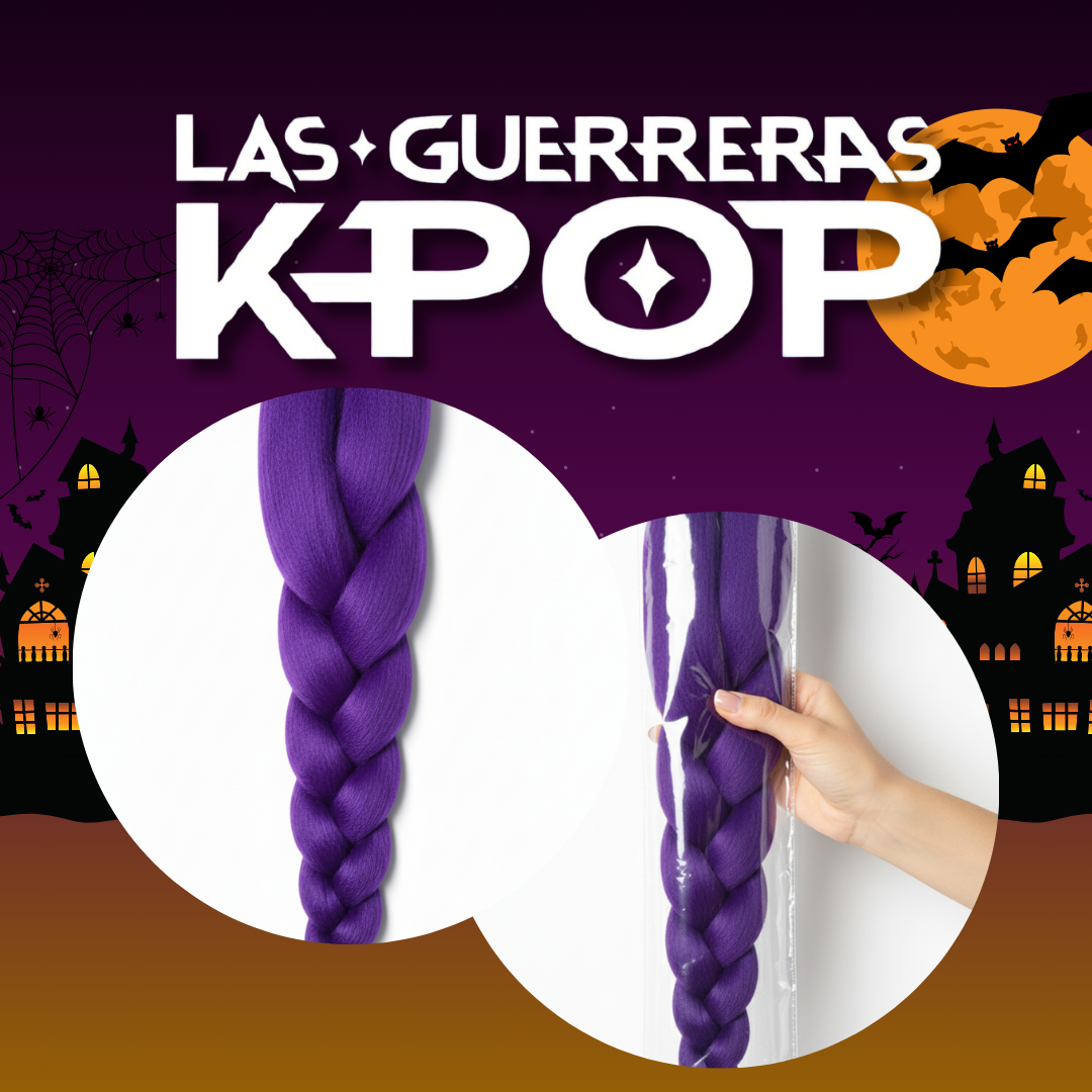 TRENZA GUERRERA KPOP RUMI CALIDAD PREMIUM