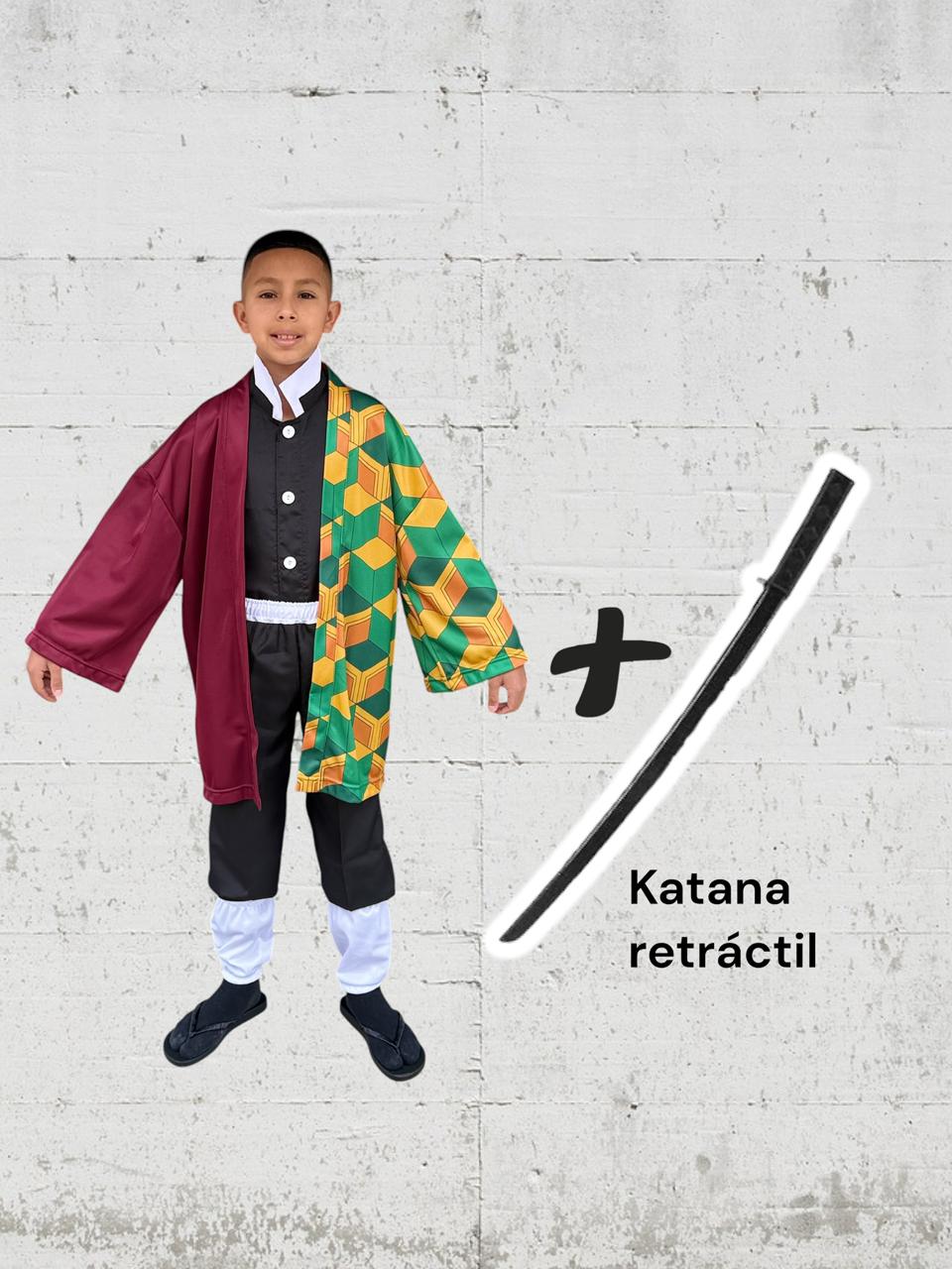 DISFRAZ TOMIOKA + KATANA RETRACTIL