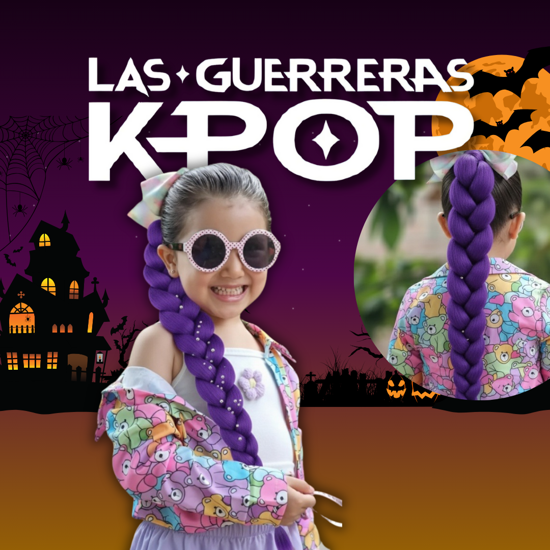 TRENZA GUERRERA KPOP RUMI CALIDAD PREMIUM