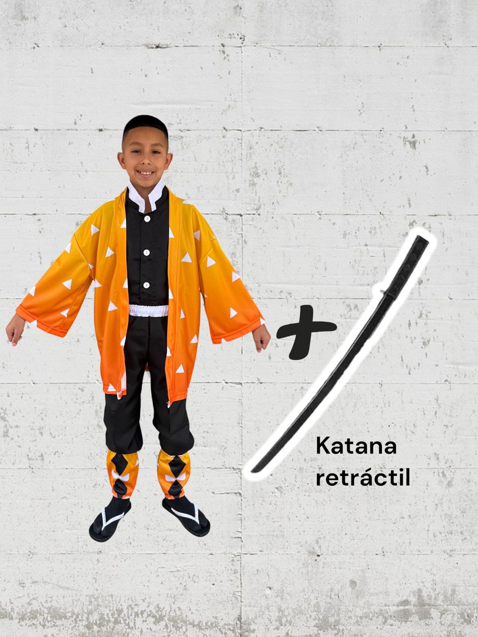 DISFRAZ ZENITZU + KATANA RETRACTIL