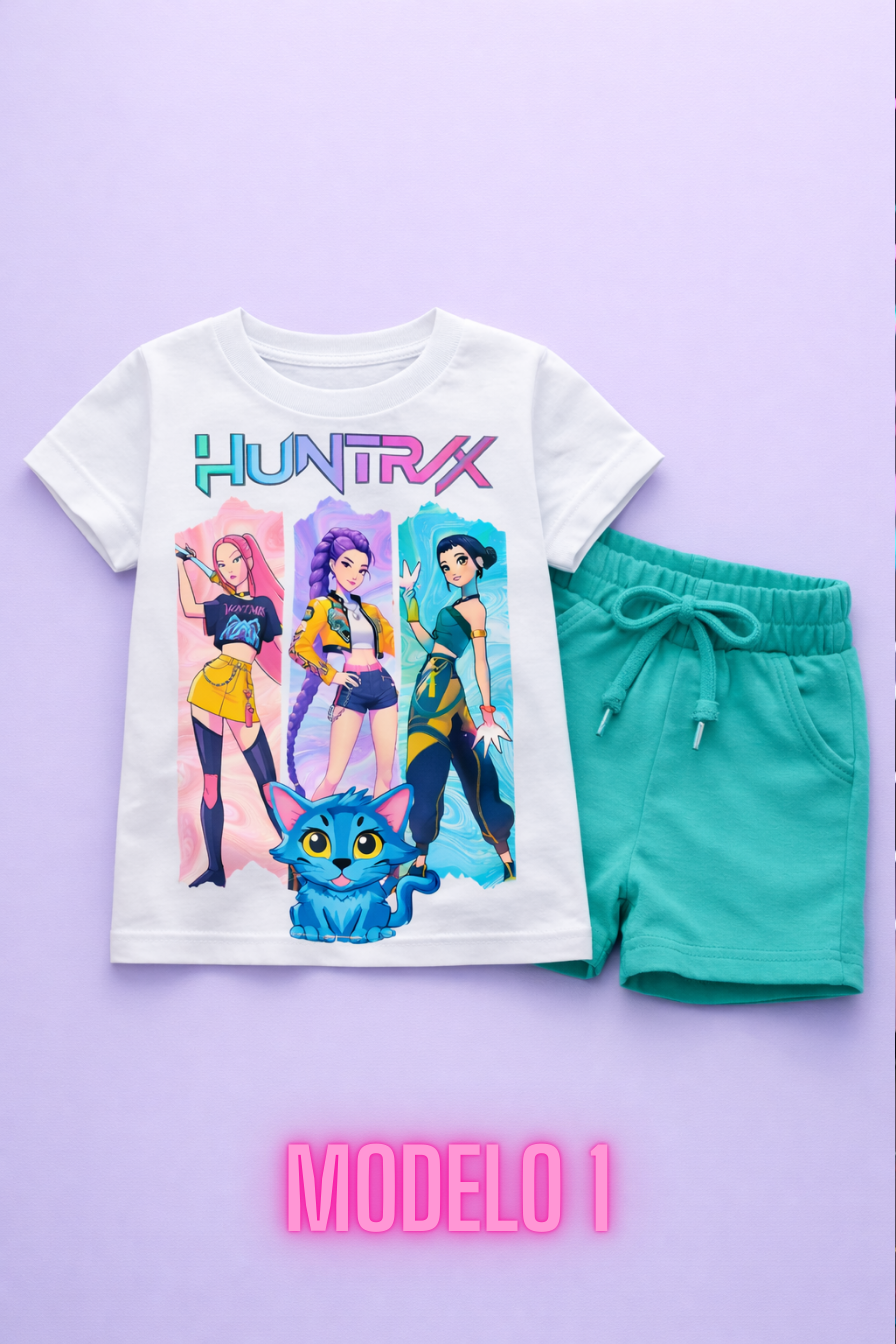 CONJUNTO GUERRERAS KPOP TALLAS 2 A 16