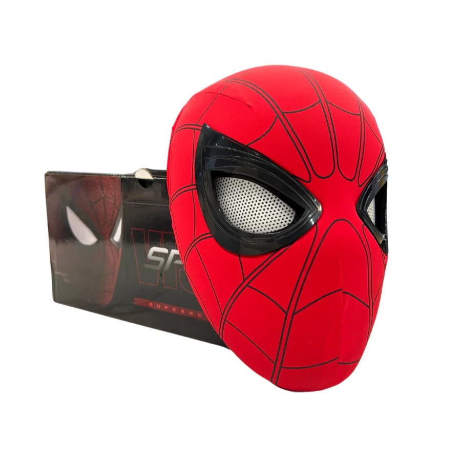 Máscara de Spider-Man con ojos móviles