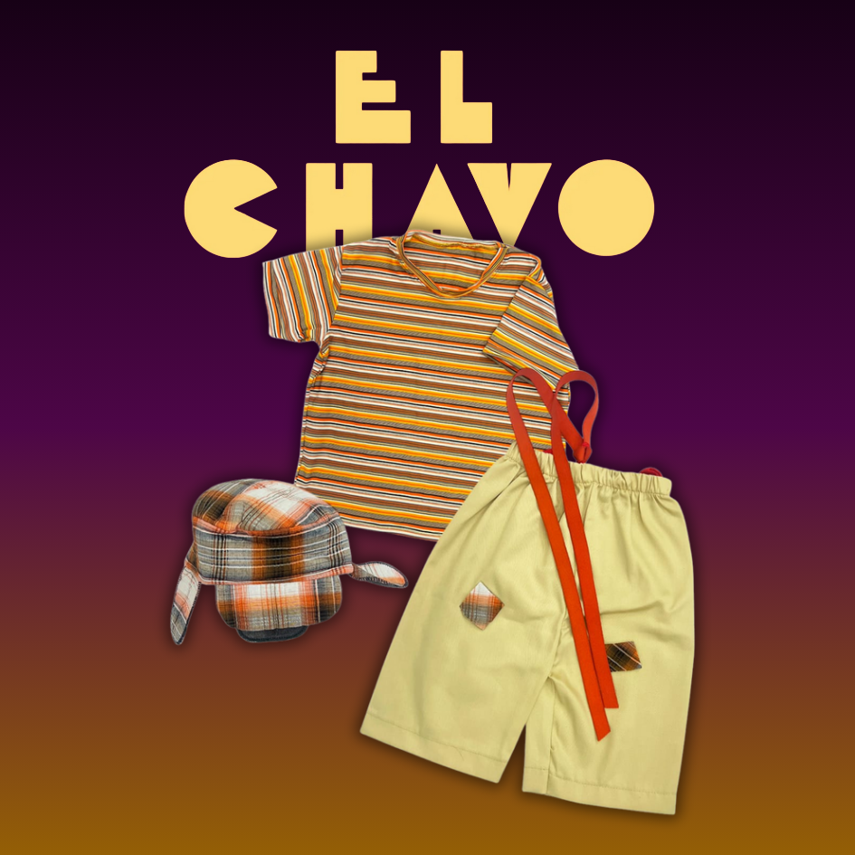 DISFRAZ CHAVO NIÑO ADULTO CALIDAD PREMIUM