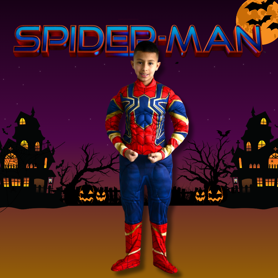 DISFRAZ SPIDERMAN IRON SPIDER TALLA 2 A 12