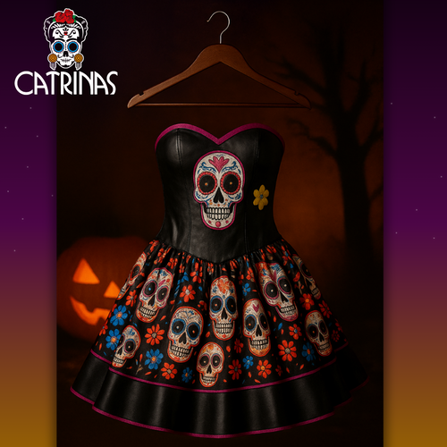 DISFRAZ CATRINA CALIDAD PREMIUM ADULTO