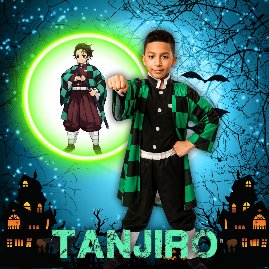 DISFRAZ TANJIRO CALIDAD PREMIUM TALLAS 8 A 16