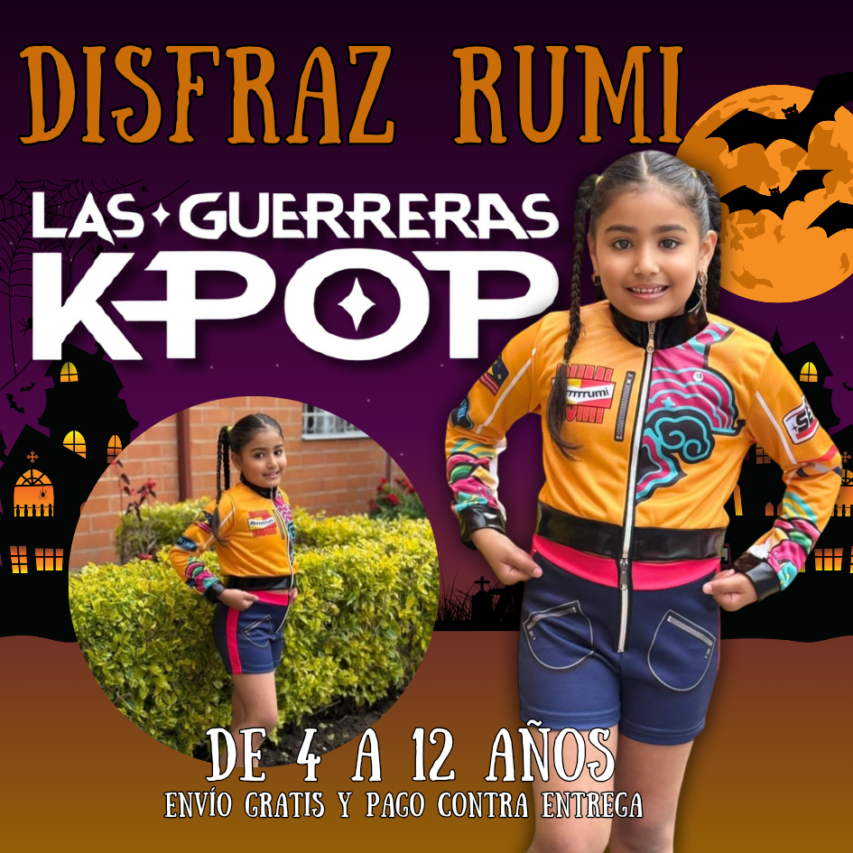 DISFRAZ K-POP CALIDAD PREMIUM TALLAS 4 A 12 AÑOS