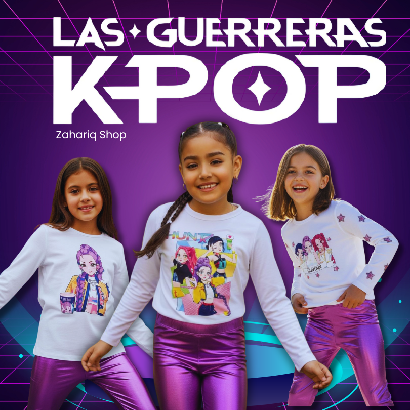 CONJUNTO KPOP NIÑAS LICRA + SWEATER TALLAS 4 A 16