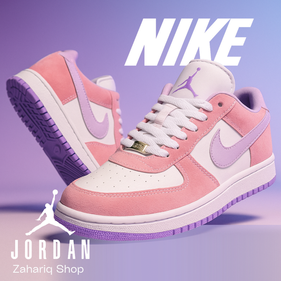 NIKE AIR FORCE ONE COLOR CORAL LILA TALLAS 34 A 40