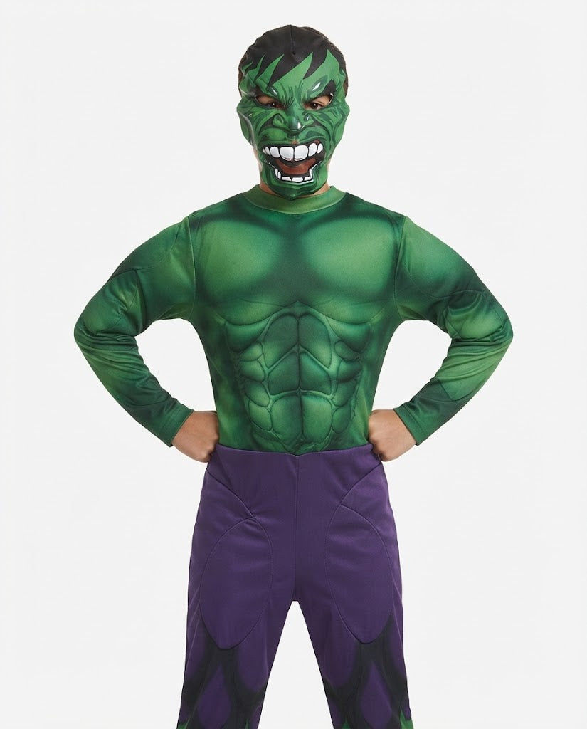 DISFRAZ NIÑO HULK ACOLCHADO